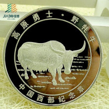 China Großhandelsförderndes Geschenk-kundenspezifische silberne Gedenk- oder Andenken-Münze